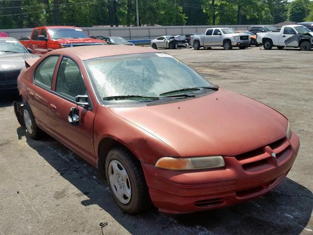 1B3EJ46X3WN279231 - 1998 DODGE STRATUS MAROON photo 1