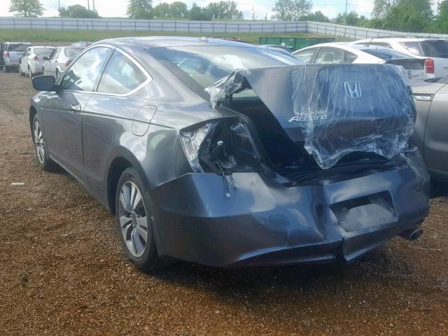 1HGCS1B89BA010010 - 2011 HONDA ACCORD EXL GRAY photo 3