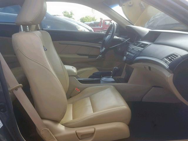 1HGCS1B89BA010010 - 2011 HONDA ACCORD EXL GRAY photo 5