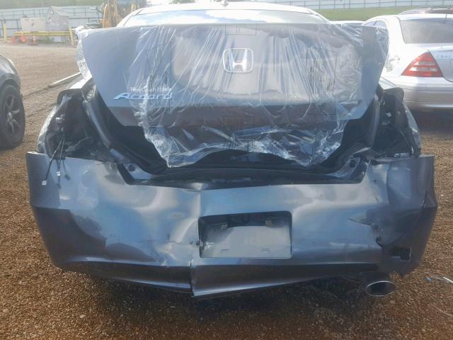 1HGCS1B89BA010010 - 2011 HONDA ACCORD EXL GRAY photo 9