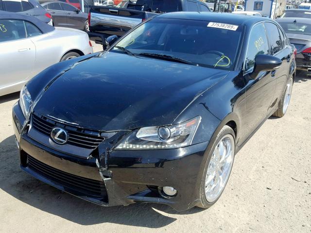 JTHBE1BL2FA001076 - 2015 LEXUS GS 350 BLACK photo 2