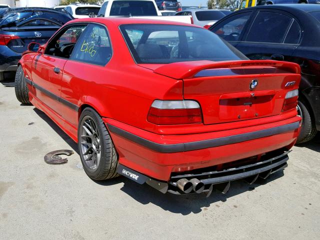 WBSBG9337XEY81705 - 1999 BMW M3 RED photo 3
