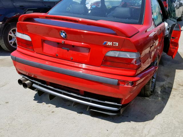 WBSBG9337XEY81705 - 1999 BMW M3 RED photo 9