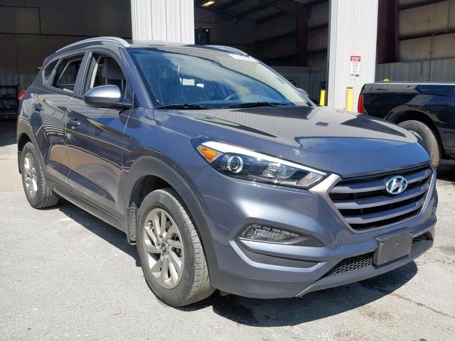 KM8J33A4XGU181007 - 2016 HYUNDAI TUCSON LIM GRAY photo 1