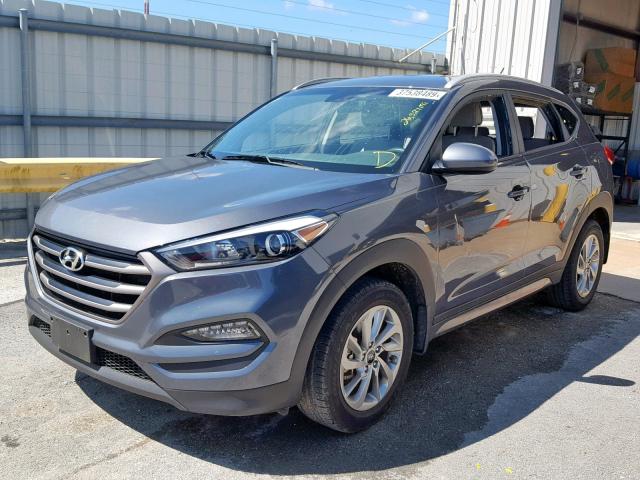 KM8J33A4XGU181007 - 2016 HYUNDAI TUCSON LIM GRAY photo 2