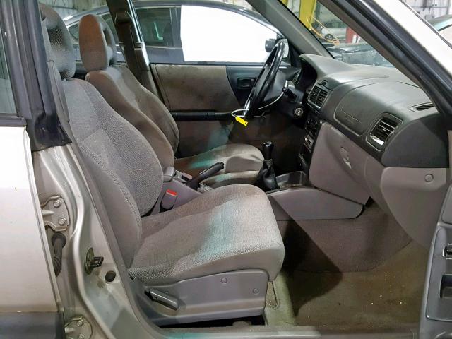 JF1SF63531G726886 - 2001 SUBARU FORESTER L BEIGE photo 5