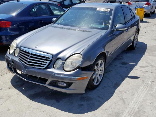 WDBUF56X17B013483 - 2007 MERCEDES-BENZ E 350 CHARCOAL photo 2