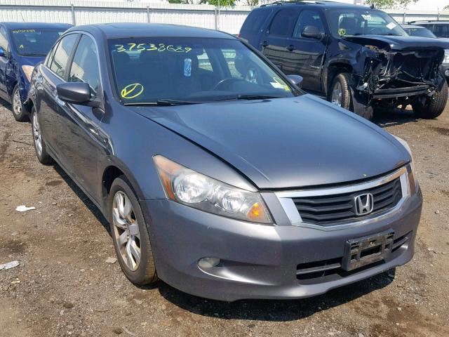 1HGCP36869A025534 - 2009 HONDA ACCORD EXL GRAY photo 1