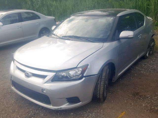 JTKJF5C7XD3057246 - 2013 TOYOTA SCION TC SILVER photo 2