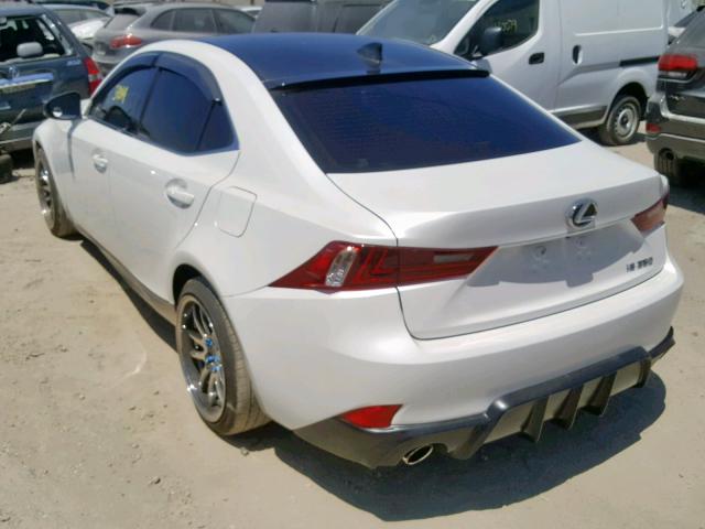 JTHBF1D21F5071033 - 2015 LEXUS IS 250 WHITE photo 3