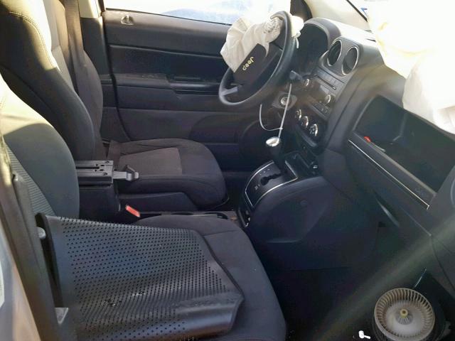 1J4NT4FB5AD541112 - 2010 JEEP COMPASS SP ვერცხლისფერი ფოტო 5