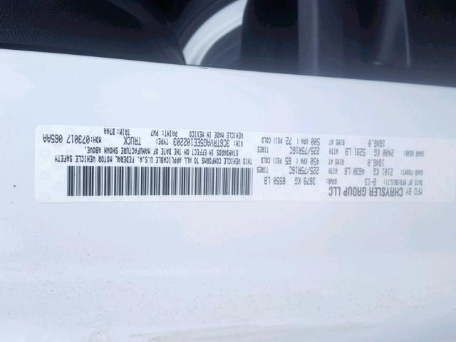 3C6TRVAG5EE102203 - 2014 RAM PROMASTER 白色 照片 10