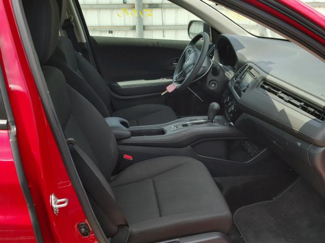 3CZRU5H3XJG701160 - 2018 HONDA HR-V LX RED photo 5