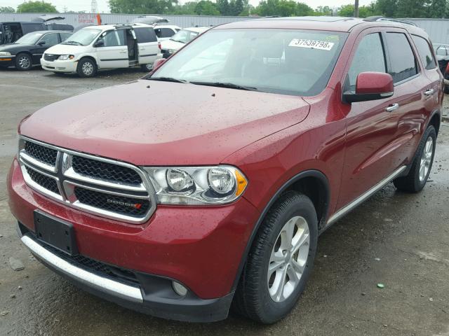 1C4RDJDG7DC692092 - 2013 DODGE DURANGO CR RED photo 2