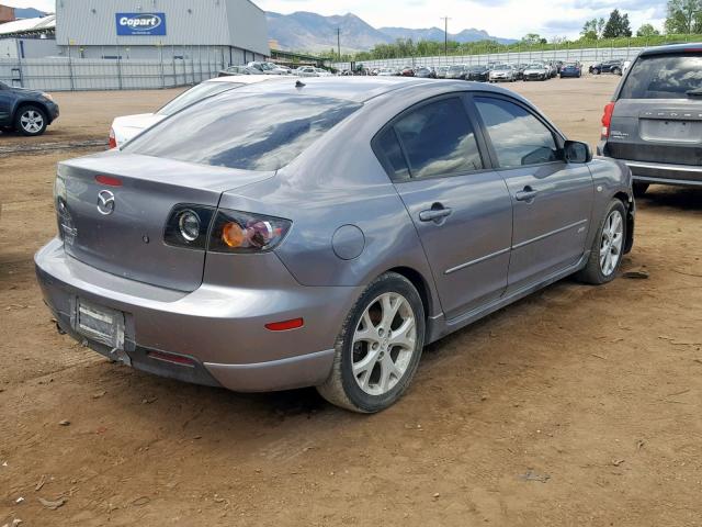 JM1BK324961426289 - 2006 MAZDA 3 S GRAY photo 4