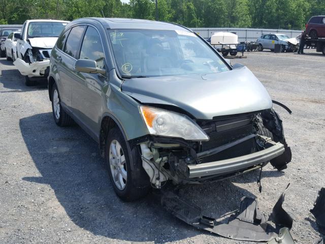 JHLRE48717C051830 - 2007 HONDA CR-V EXL GREEN photo 1