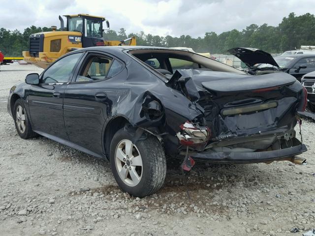 2G2WP552061259487 - 2006 PONTIAC GRAND PRIX შავი ფოტო 3