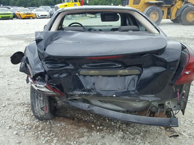 2G2WP552061259487 - 2006 PONTIAC GRAND PRIX შავი ფოტო 9