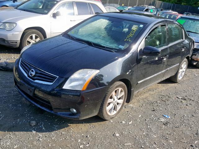 3N1AB6AP3BL618421 - 2011 NISSAN SENTRA 2.0 BLACK photo 2