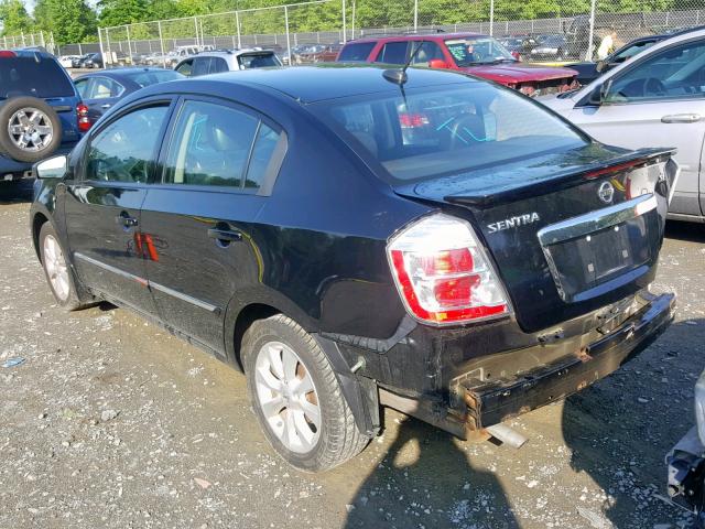 3N1AB6AP3BL618421 - 2011 NISSAN SENTRA 2.0 BLACK photo 3