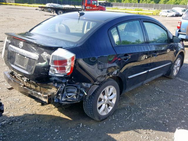 3N1AB6AP3BL618421 - 2011 NISSAN SENTRA 2.0 BLACK photo 4