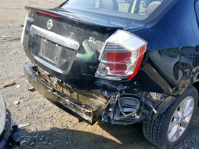 3N1AB6AP3BL618421 - 2011 NISSAN SENTRA 2.0 BLACK photo 9