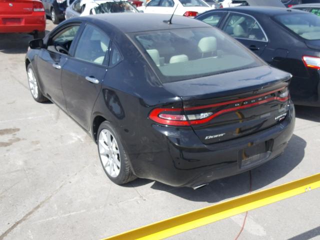 1C3CDFCH3DD132274 - 2013 DODGE DART LIMIT BLACK photo 3