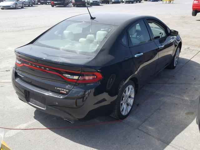 1C3CDFCH3DD132274 - 2013 DODGE DART LIMIT BLACK photo 4