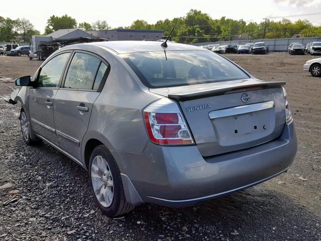 3N1AB6AP5BL627248 - 2011 NISSAN SENTRA 2.0 GRAY photo 3