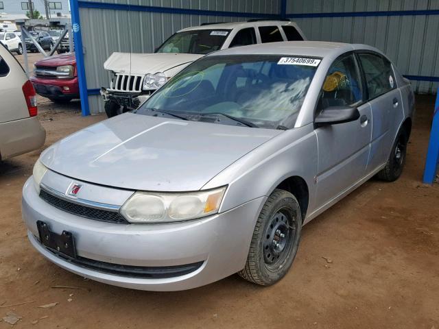 1G8AG52FX4Z222460 - 2004 SATURN ION LEVEL SILVER photo 2