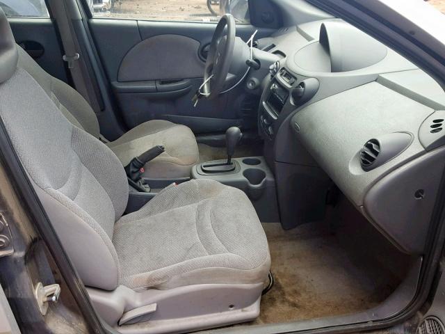 1G8AG52FX4Z222460 - 2004 SATURN ION LEVEL SILVER photo 5