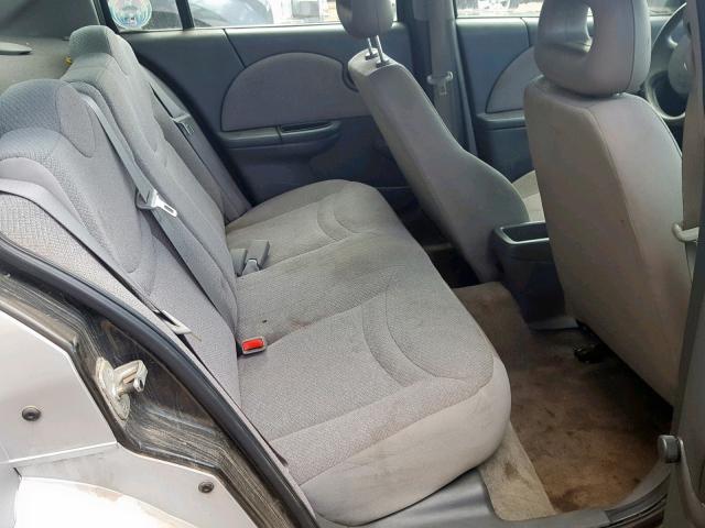 1G8AG52FX4Z222460 - 2004 SATURN ION LEVEL SILVER photo 6