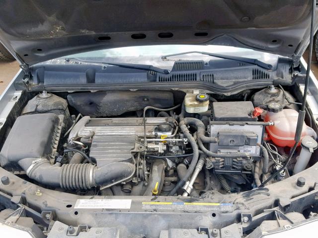 1G8AG52FX4Z222460 - 2004 SATURN ION LEVEL SILVER photo 7