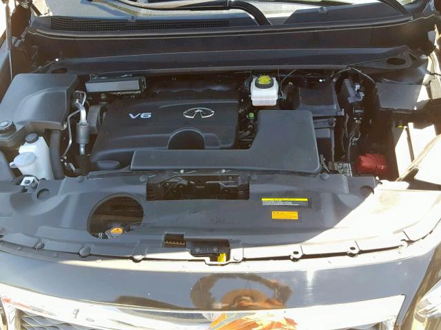 5N1DL0MN8KC517896 - 2019 INFINITI QX60 LUXE BLACK photo 7