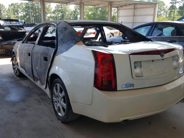 1G6DP577670160166 - 2007 CADILLAC CTS HI FEA WHITE photo 3