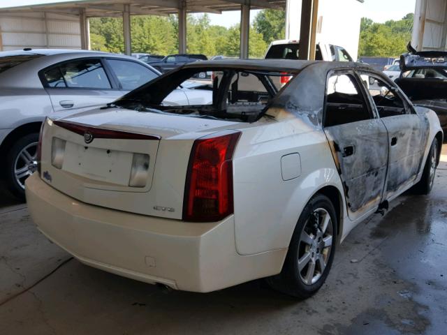 1G6DP577670160166 - 2007 CADILLAC CTS HI FEA WHITE photo 4