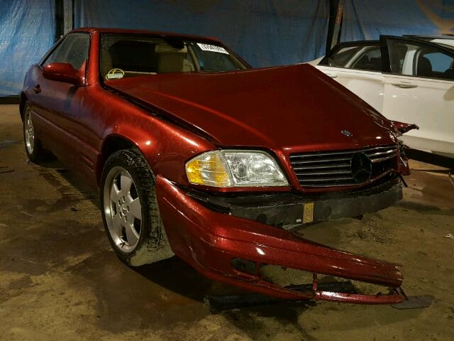 WDBFA68F9XF187487 - 1999 MERCEDES-BENZ SL500 RED photo 1