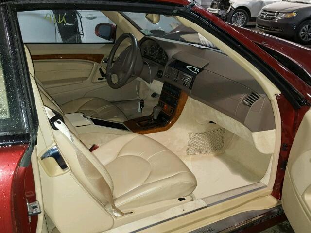 WDBFA68F9XF187487 - 1999 MERCEDES-BENZ SL500 RED photo 5