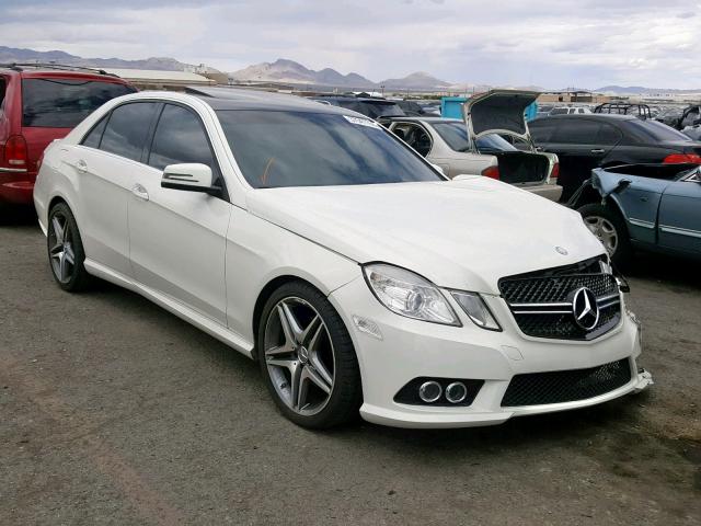 WDDHF5GBXAA052209 - 2010 MERCEDES-BENZ E 350 WHITE photo 1