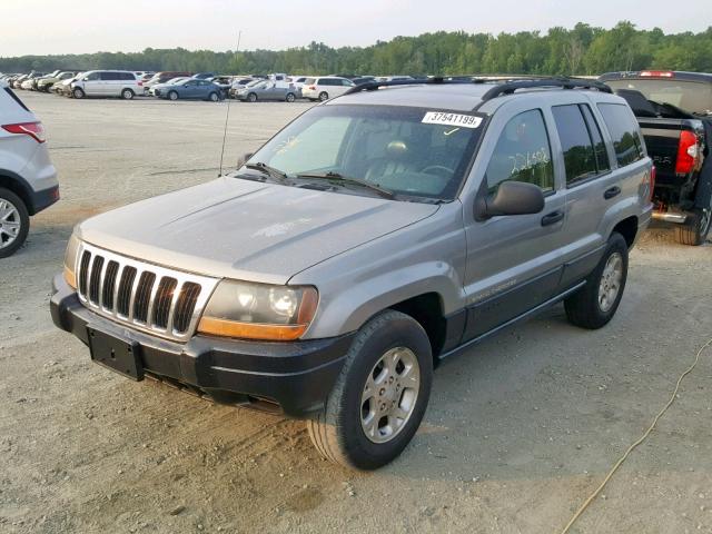 1J4GX48S51C502911 - 2001 JEEP GRAND CHER TAN photo 2