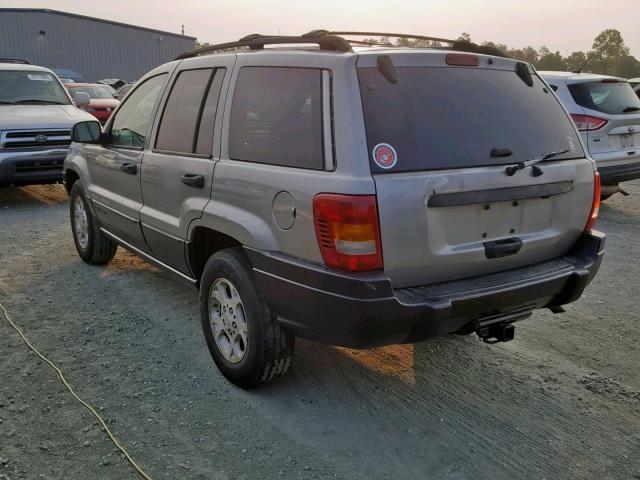 1J4GX48S51C502911 - 2001 JEEP GRAND CHER TAN photo 3