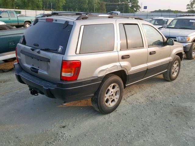 1J4GX48S51C502911 - 2001 JEEP GRAND CHER TAN photo 4