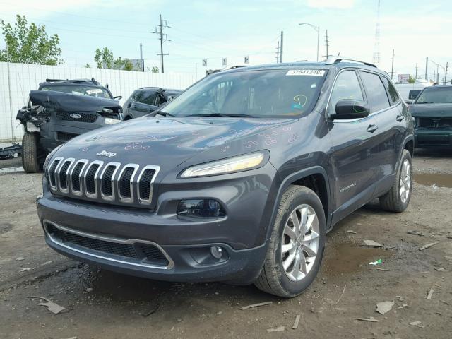 1C4PJMDS9FW688696 - 2015 JEEP CHEROKEE L CHARCOAL photo 2