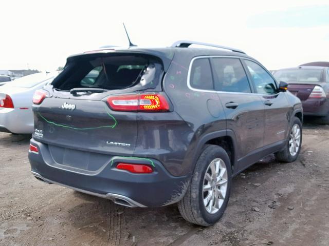 1C4PJMDS9FW688696 - 2015 JEEP CHEROKEE L CHARCOAL photo 4