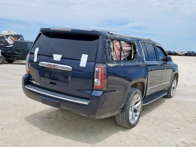 1GKS1HKJ9JR144285 - 2018 GMC YUKON XL D BLUE photo 4