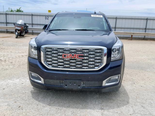 1GKS1HKJ9JR144285 - 2018 GMC YUKON XL D BLUE photo 9