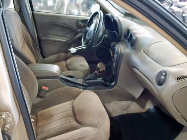 1G2NF52EX2C100283 - 2002 PONTIAC GRAND AM S GOLD photo 5