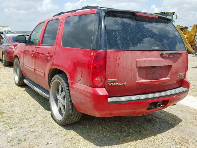 1GKS1AE08BR128347 - 2011 GMC YUKON SLE RED photo 3