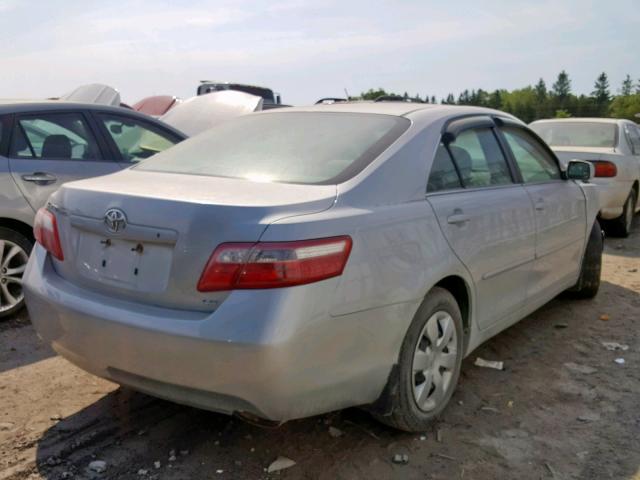 4T1BE46K97U048279 - 2007 TOYOTA CAMRY NEW SILVER photo 4