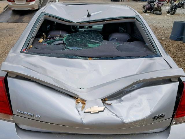 2G1WD58C269210245 - 2006 CHEVROLET IMPALA SUP Күміс фото 9